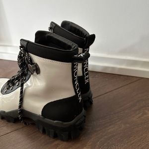 Moncler white and black Helis Boots